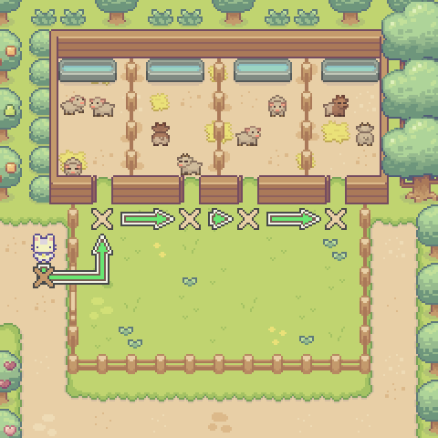 Map overview and path